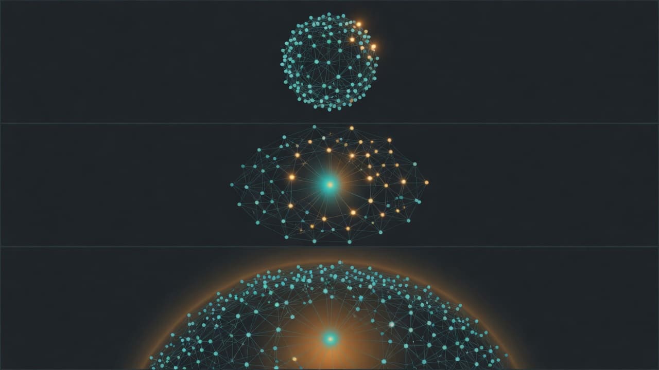 Three tiers of expert network density