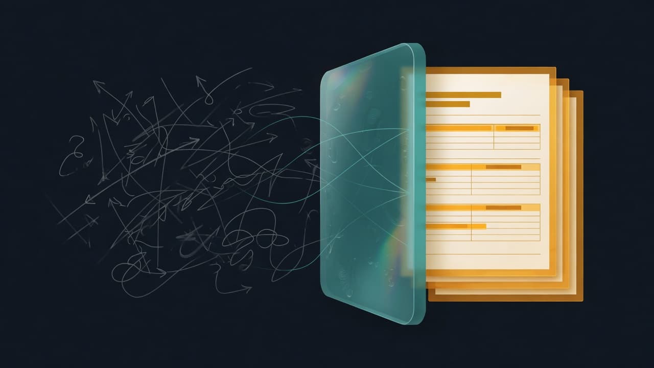 Structured expert output emerging from a teal processing lens